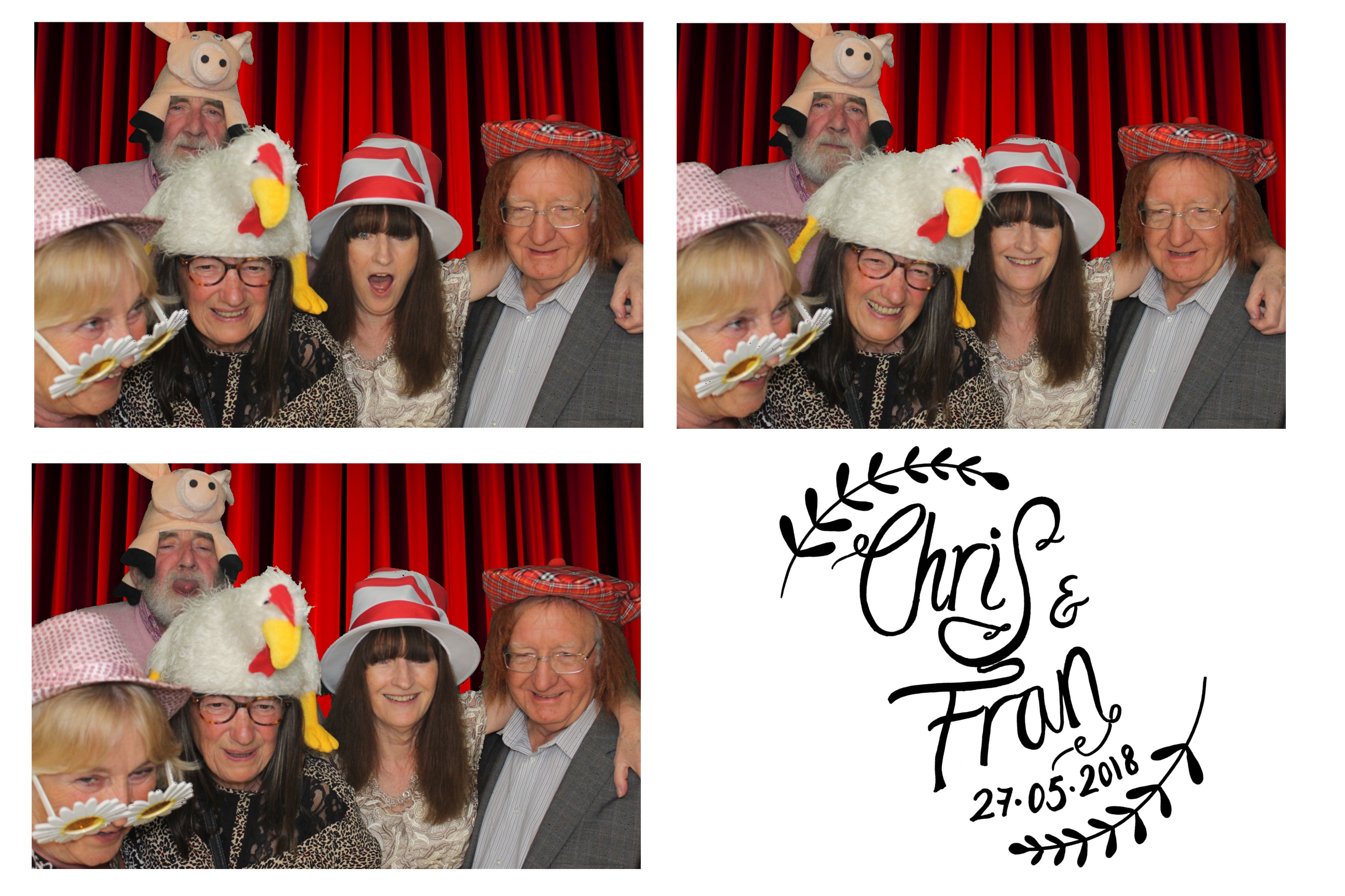 Chris & Fran | View more photos from the event at images.mobile-photo-booth.com/u/MobilePhotoBoothUK/Chris-Fran